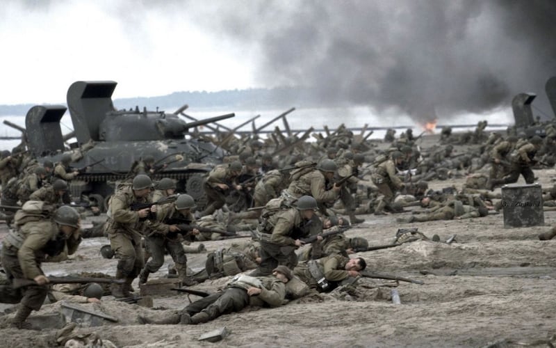 Truly extraordinary opening: Saving Private Ryan, Steven Spielberg’s 1998 film