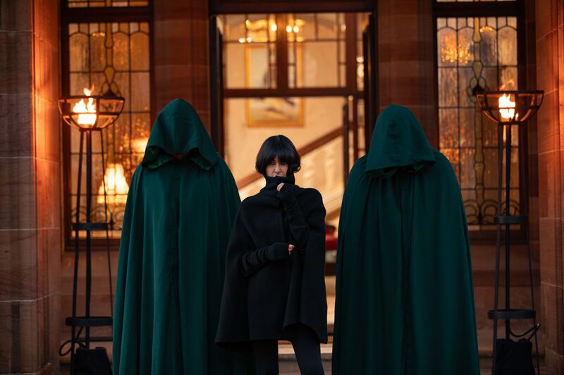 The Traitors, presented on the BBC by Claudia Winkleman, became a reality-television sensation. Photograph: Mark Mainz/Studio Lambert/BBC