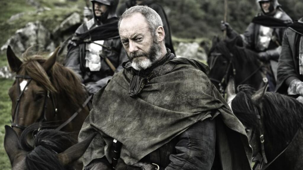 Liam Cunningham as Davos Seaworth in HBO’s Game of Thrones, which is filmed mostly in Northern Ireland