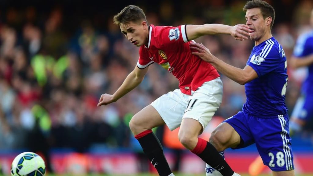 Adnan Januzaj’s Manchester United future hangs in the balance after a disappointing second season in the first team. Photograph: Getty