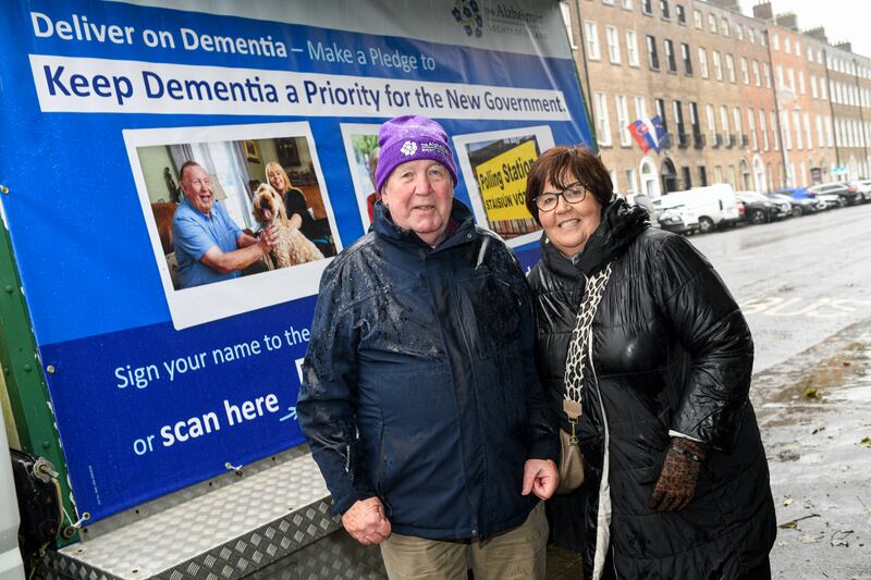 Gerry and Nuala Paley. Photograph: Karen Morgan