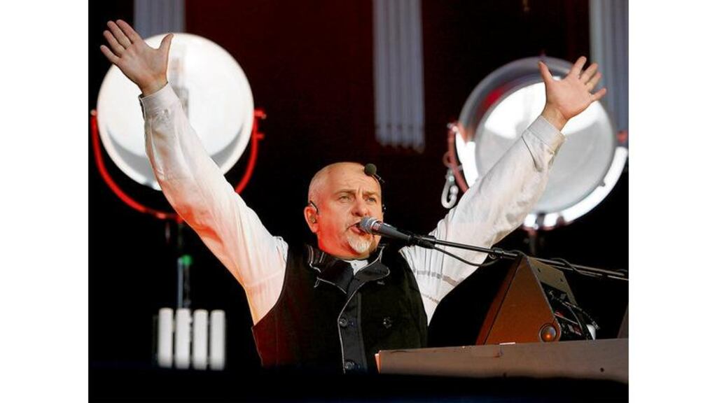 Peter Gabriel who has a new album