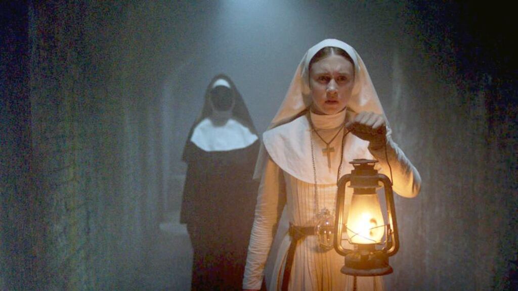 The Nun is trying to be like The Conjuring a falling at the hurdle. Photograph: Warner Bros