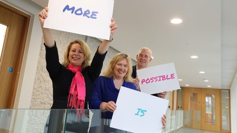 Vivid Edge founder Tracy O’Rourke, left. Photograph: Nick Bradshaw