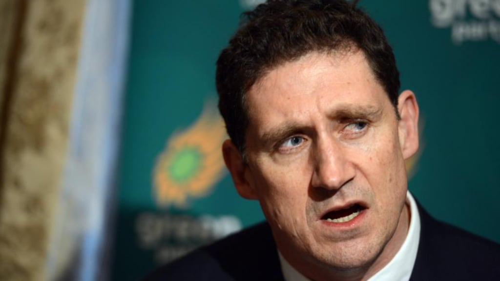 Eamon Ryan: ‘Without radical change the centre of Europe will not hold.’ Photograph: Cyril Byrne