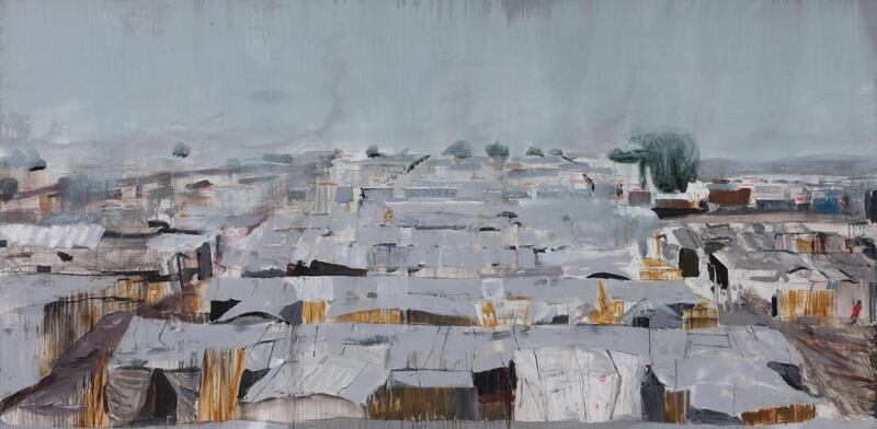 Bentiu Refugee Camp, South Sudan, by Brian Maguire