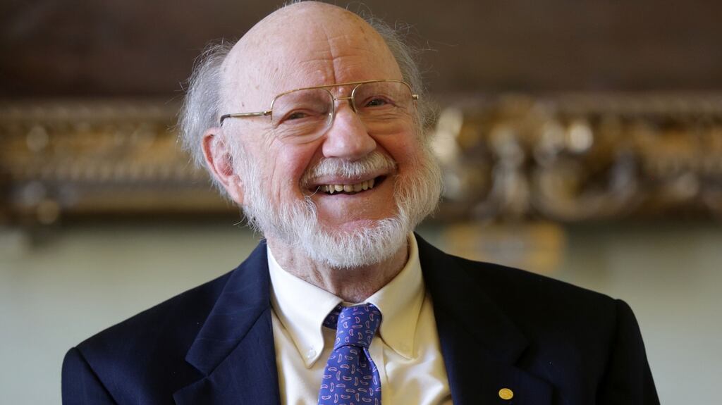 Nobel laureate Prof William C Campbell, the 88-year-old Co Donegal scientist who developed a successful treatment for onchocerciasis, also known as river blindness. Photograph: Laura Hutton/The Irish Times