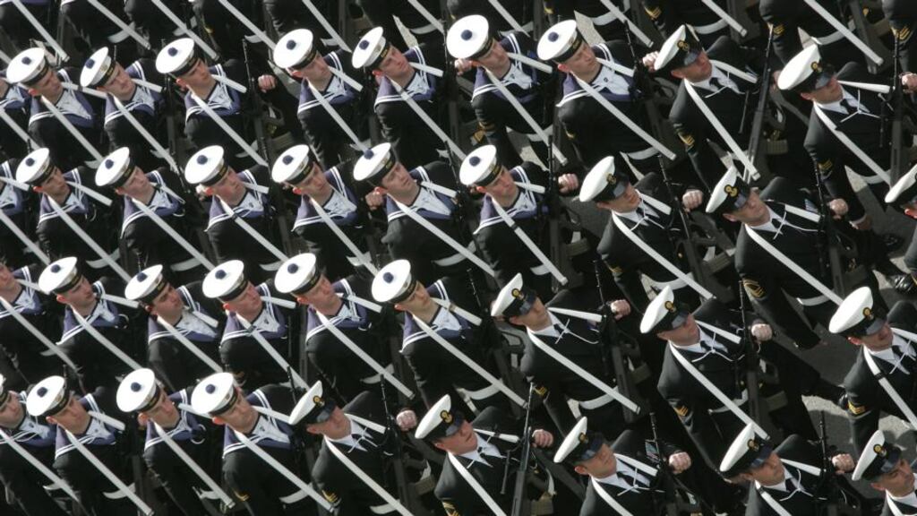 Commander Liam Brett joined the Naval Service in 1946. Photograph: Alan Betson