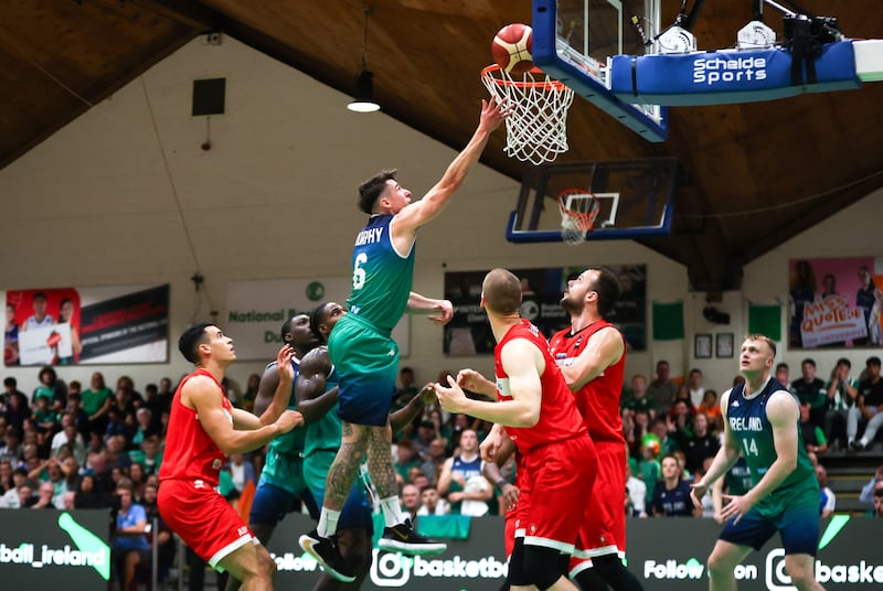 Lorcan Murphy in an Ireland v Luxembourg game at the National Basketball Arena in 2023. Photograph: Tom Maher/Inpho