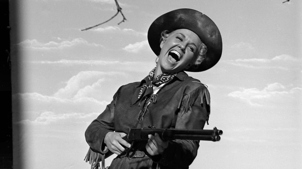 Doris Day during a photo shoot to publicise Calamity Jane in 1953. Photograph: by Ed Clark/The Life Picture Collection/Getty Images