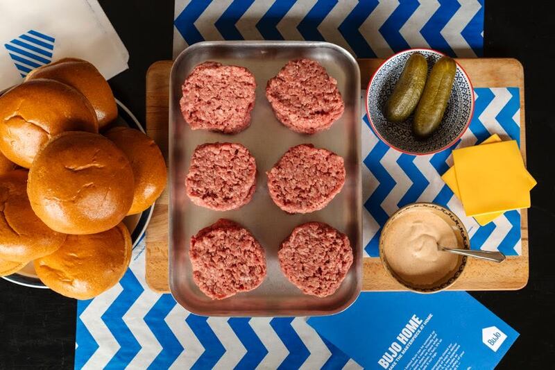 The DIY burger kit from Bujo in Sandymount