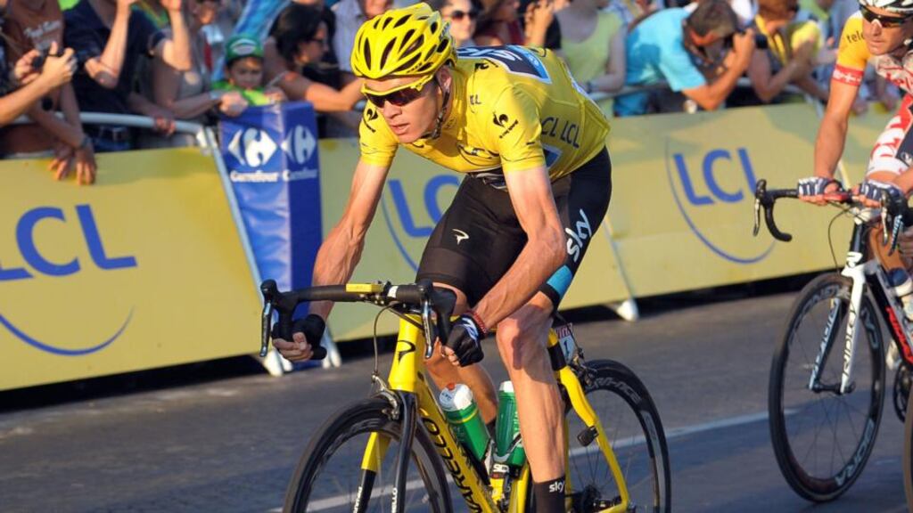 Team Sky’s Chris Froome is the favourite for this year’s Tour de France. Photograph: Tim Ireland/PA Wire.
