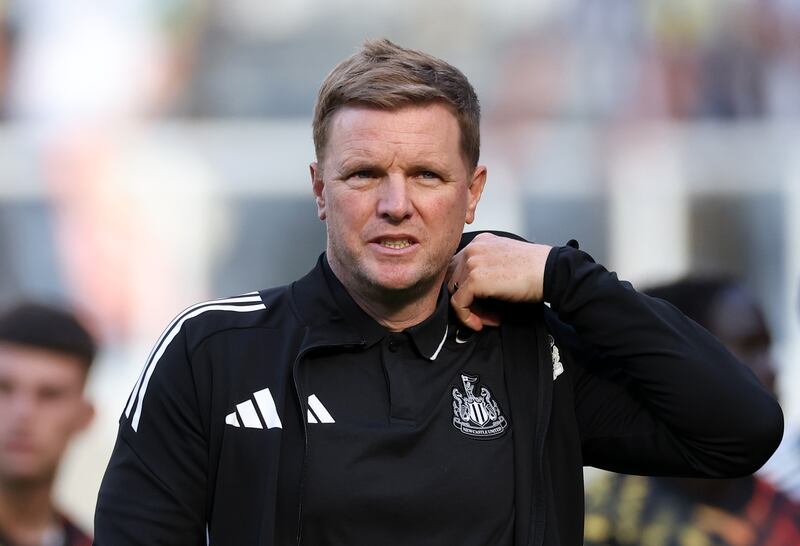 Newcastle manager Eddie Howe. Photograph: Stu Forster/Getty Images