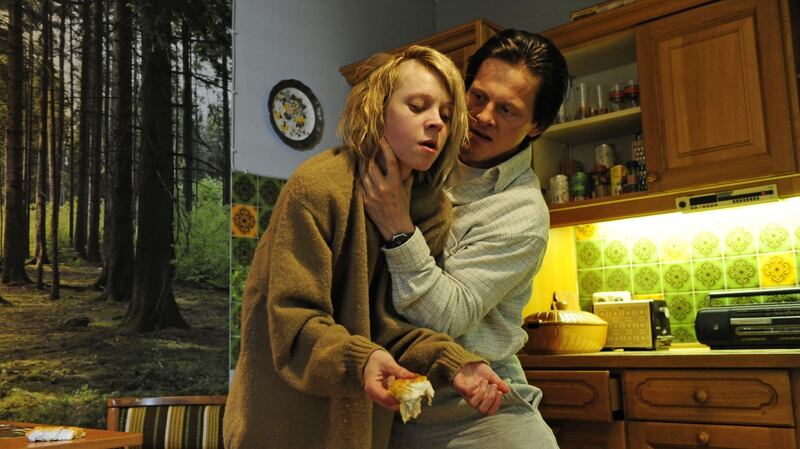 Antonia Campbell-Hughes as Natascha Kampusch alongside Thure Lindhardt as her captor in 3096 Days