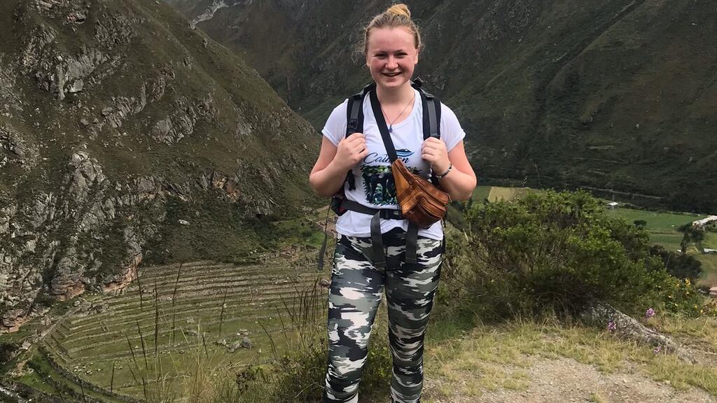 Irish citizen Róisín O’Rourke is stranded in Peru due to travel restrictions linked to the coronavirus pandemic.
