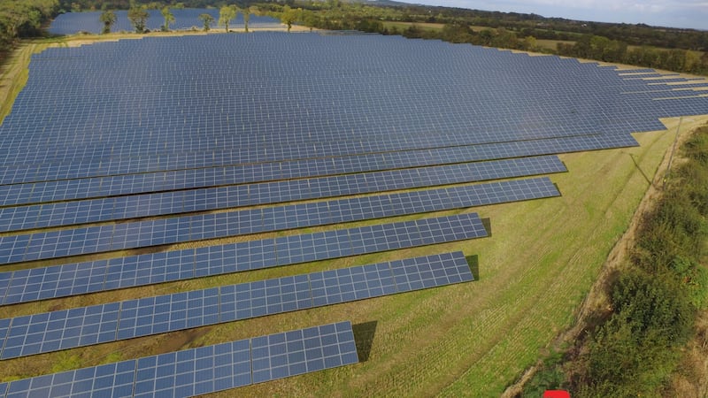 Artist’s impression of Beaulieu House and Gardens with solar farm in place. “I had the right field in the right place, with the right number of hours of sunshine.”