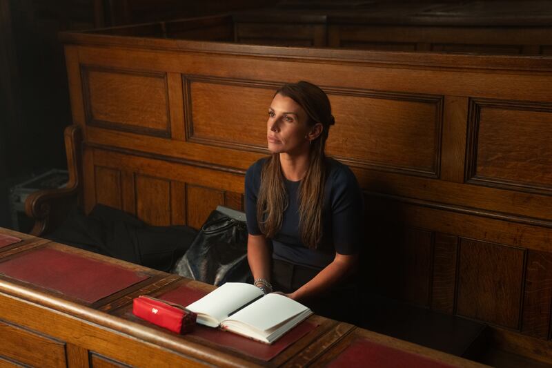 Coleen Rooney in The Real Wagatha Story. Photograph: Ben Blackall/Disney+
