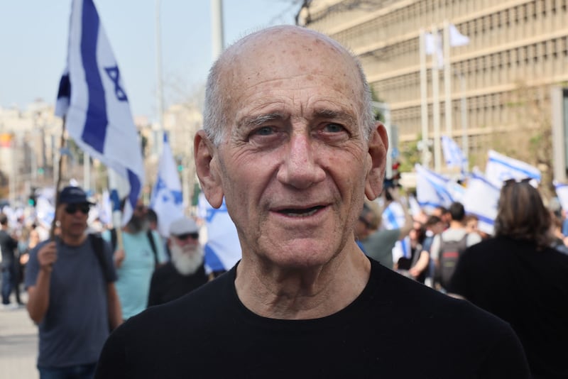 Ehud Olmert was the last Israeli prime minister to truly address the complexities of a two-state solution. Photograph: Jack Guez/AFP via Getty Images