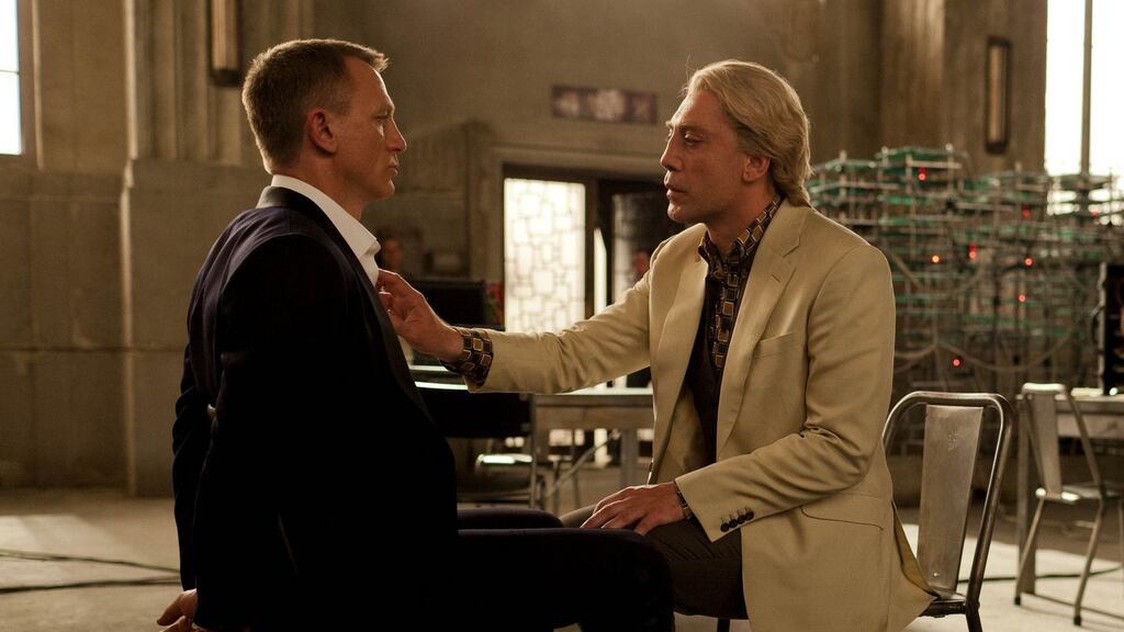 Skyfall: Daniel Craig and Javier Bardem. Photograph: Francois Duhamel/Sony Pictures/AP