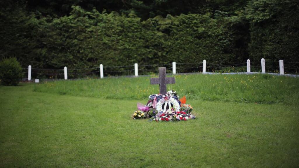 The infants’ graveyard at the mother and baby home at Sean Ross Abbey in Roscrea, Tipperary. Photograph: Niall Carson/PA
