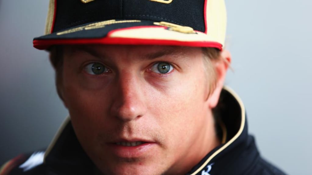 Kimi Raikkonen of Finland and Lotus is interviewed by the media during previews to the Canadian Formula One Grand Prix at the Circuit Gilles Villeneuve n Montreal. Photograph: Paul Gilham/Getty Images