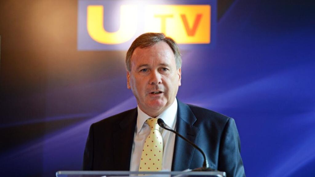UTV Media’s group chief executive John McCann at the launch of a new Irish TV channel UTV Ireland last year. Revenue at the Belfast-based firm rose 7 per cent in the first three months of the year. Photograph: Eric Luke / The Irish Times