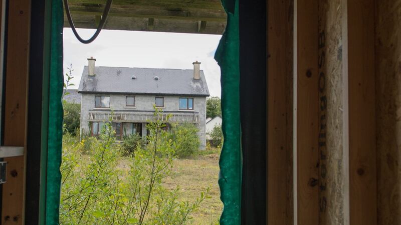 An abandoned housing estate in Boherbue, Co Cork. Photograph: Michael Mac Sweeney/Provision