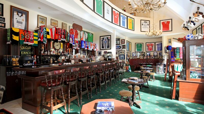 The bar at Drayton Manor has been frequented by the solicitor’s celebrity sporting and entertainment friends