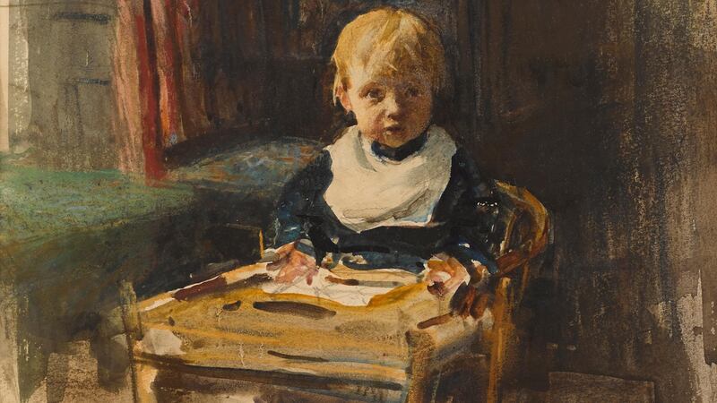 The High Chair by Walter Osborne