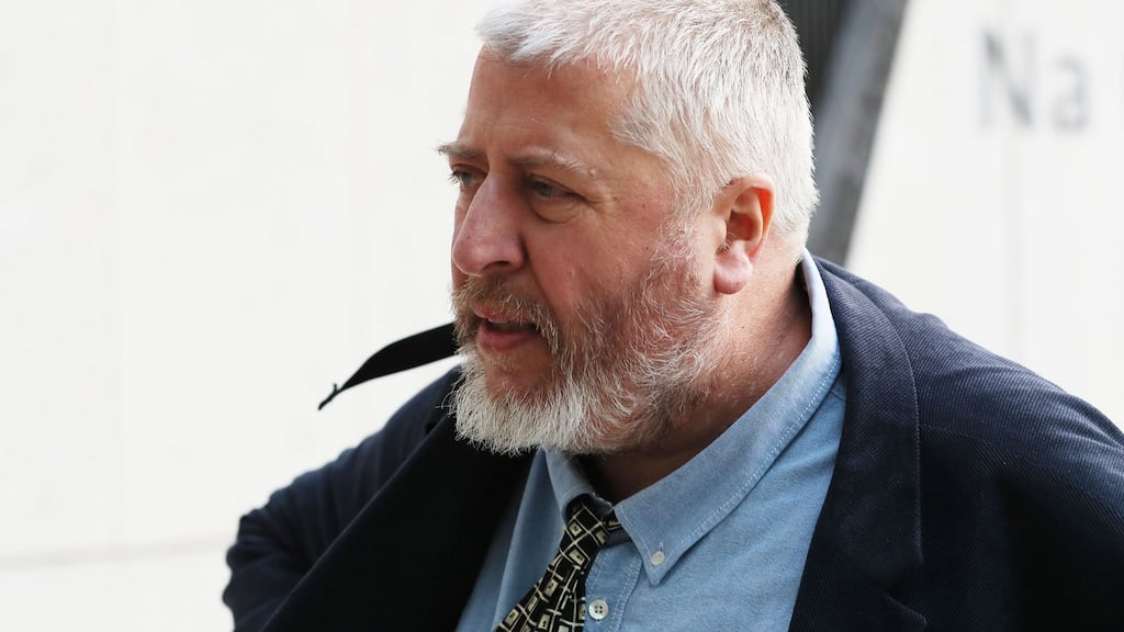 Former Irish Times sports journalist Tom Humphries arriving at Dublin Circuit Criminal Court on Tuesday. Photograph: Brian Lawless/PA Wire
