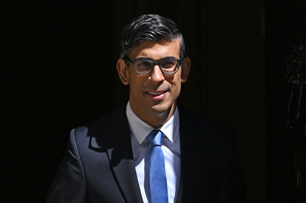 British prime minister Rishi Sunak has spoken with farmers and other food producers about supply chain issues. Photograph: Justin Tallis/AFP via Getty Images