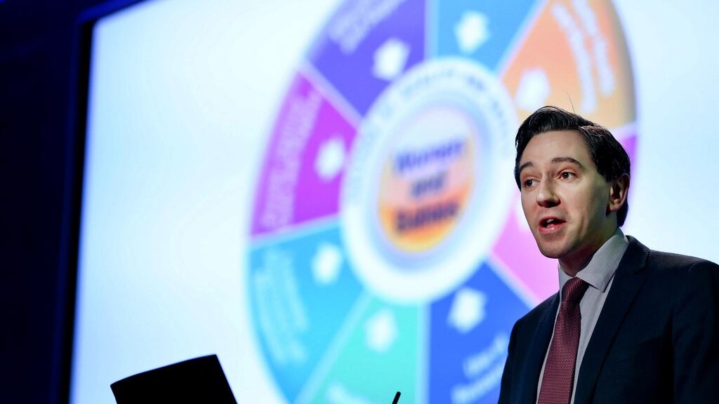 Minister for Health Simon Harris who has published new standards in maternity standards. Photograph: Maxwells