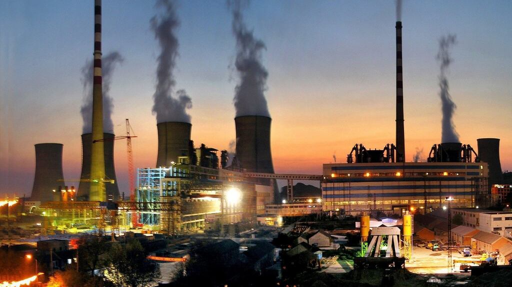 The Huaibei coal-fired power plant in Haibei city, Anhui province, China. Photograph: Li Bin/EPA