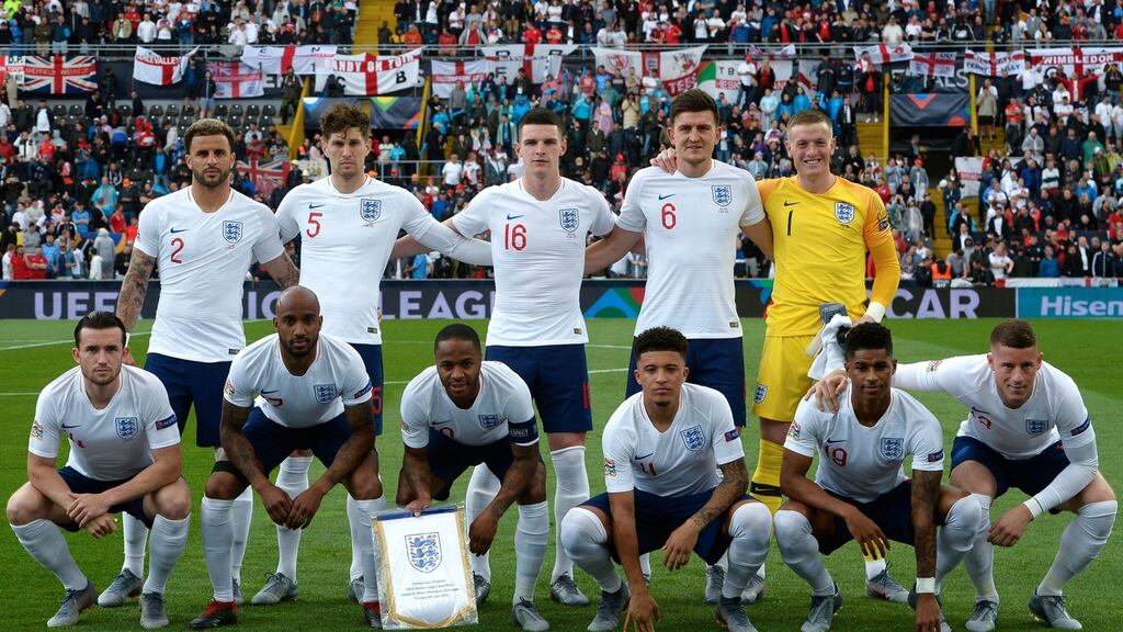 England football team: ‘In lieu of rallying behind the green jerseys, it seems natural to offer those services to our oldest and closest neighbour, the nation with which we have most in common.’ Photograph: Miguel Riopa/AFP via Getty