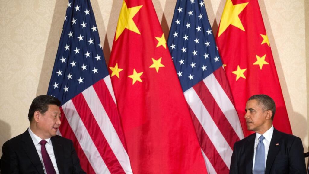 US President Barack Obama and Chinese President Xi Jinping: finding ways to co-operate fruitfully is high on the agenda. Photograph: Doug Mills/The New York Times