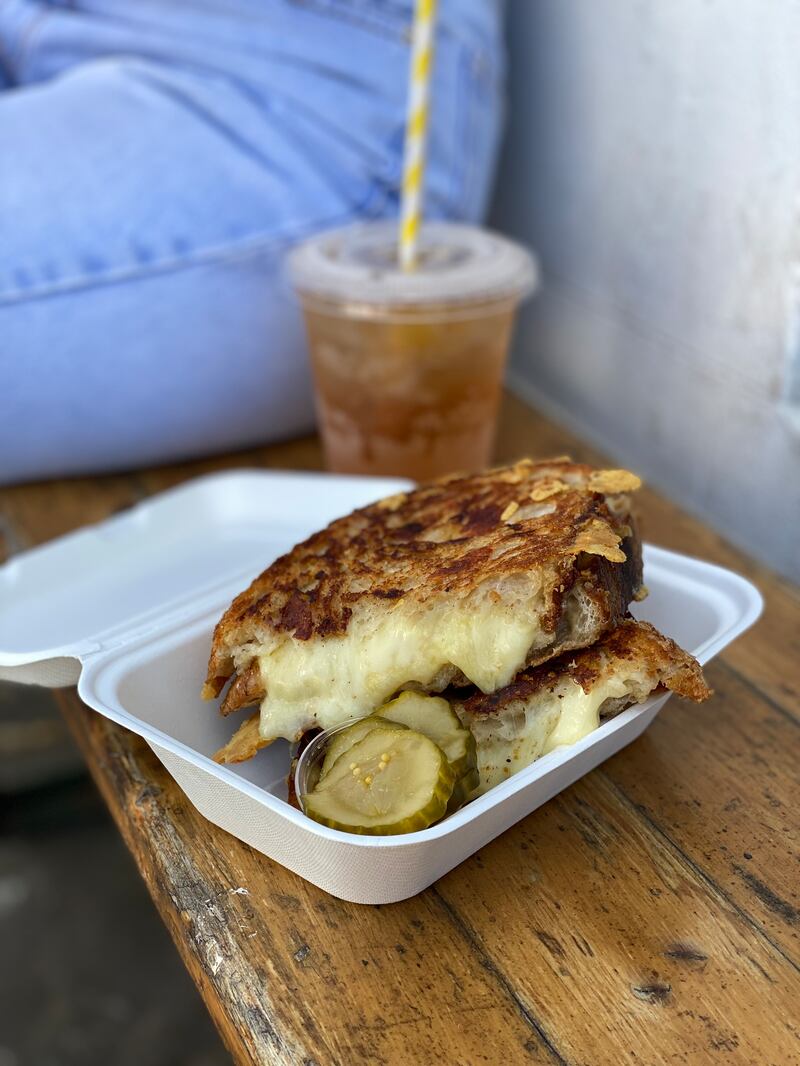 Grilled cheese toastie from Maegden
