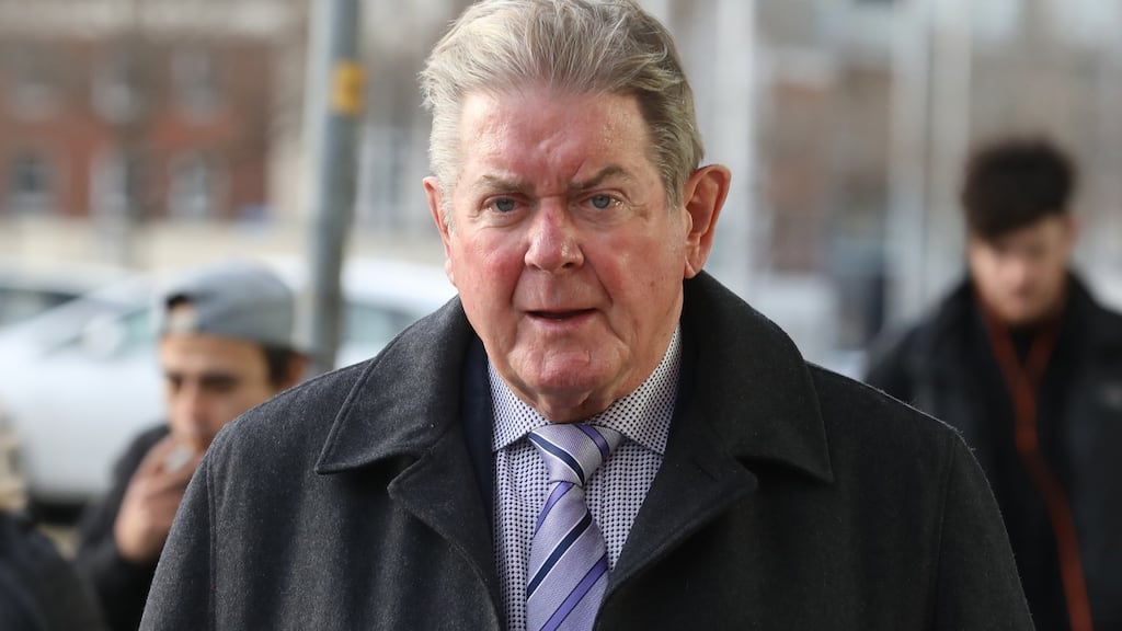 Donal Kinsella at the Four Courts yesterday. He has been paid €500,000, plus €200,000 in costs, but a stay applies on payment of the remaining sum pending the appeal outcome. Photograph: Collins Courts