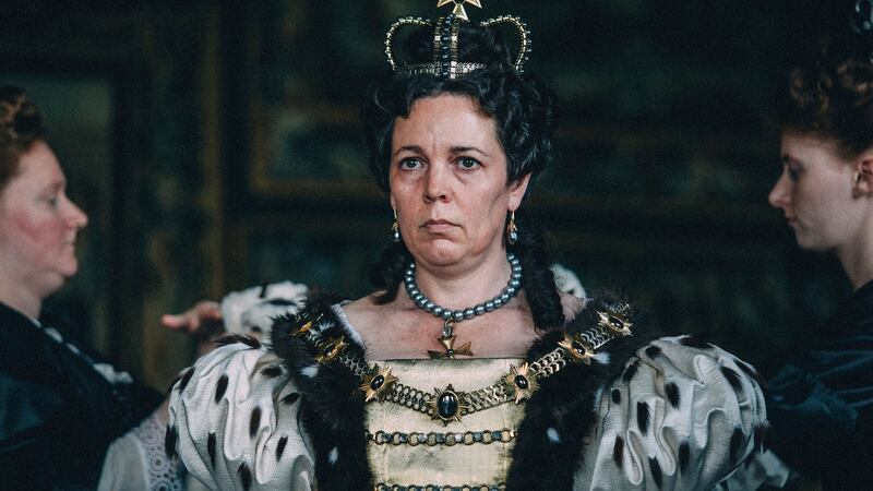 Oscar-nominated Olivia Colman in The Favourite