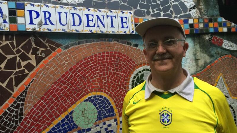 Galway man Vincent Deely: the development issues worker’s guiding principle when watching matches is to support the team less fancied – even when it’s Croatia against the World Cup host nation!