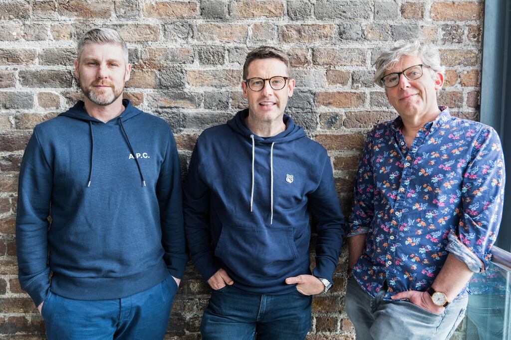 Dimply cofounders Alan Quinlan, Colm McLoughlin, and Jonathan Kane.