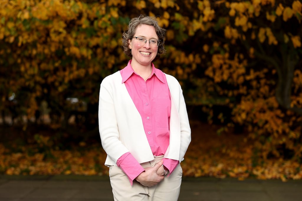 UCD Prof Niamh Nowlan has developed FeMo, which she says works a bit like a Fitbit for unborn babies