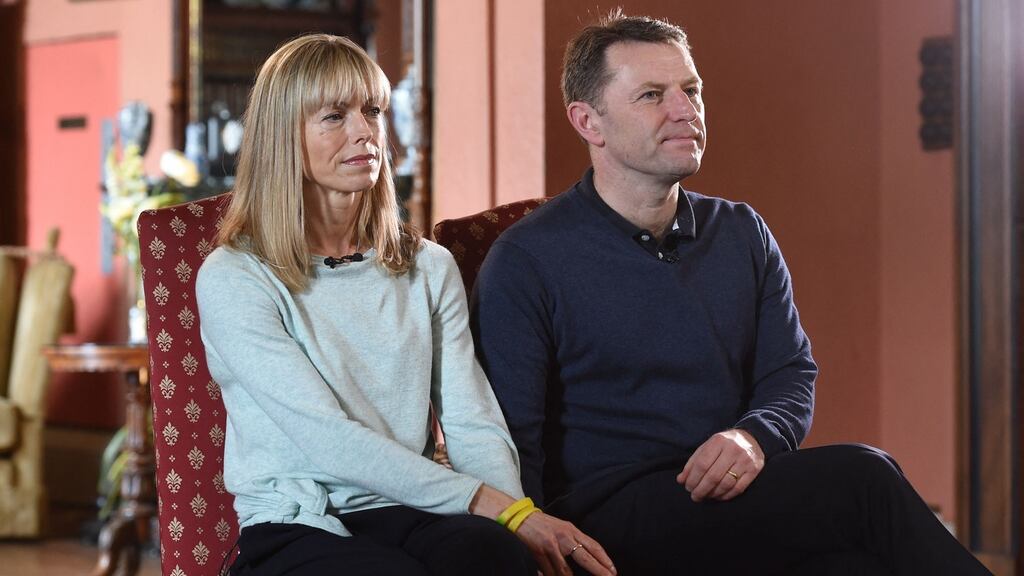 Kate and Gerry McCann’s daughter Madeleine disappeared from a holiday flat in Portugal in 2007. Photograph: Joe Giddens/AFP/Getty Images