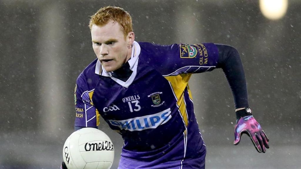 Mark Vaughan kicked seven points for Kilmacud Crokes in a losing cause against Ballyboden St Enda’s. Photograph: James Crombie/Inpho