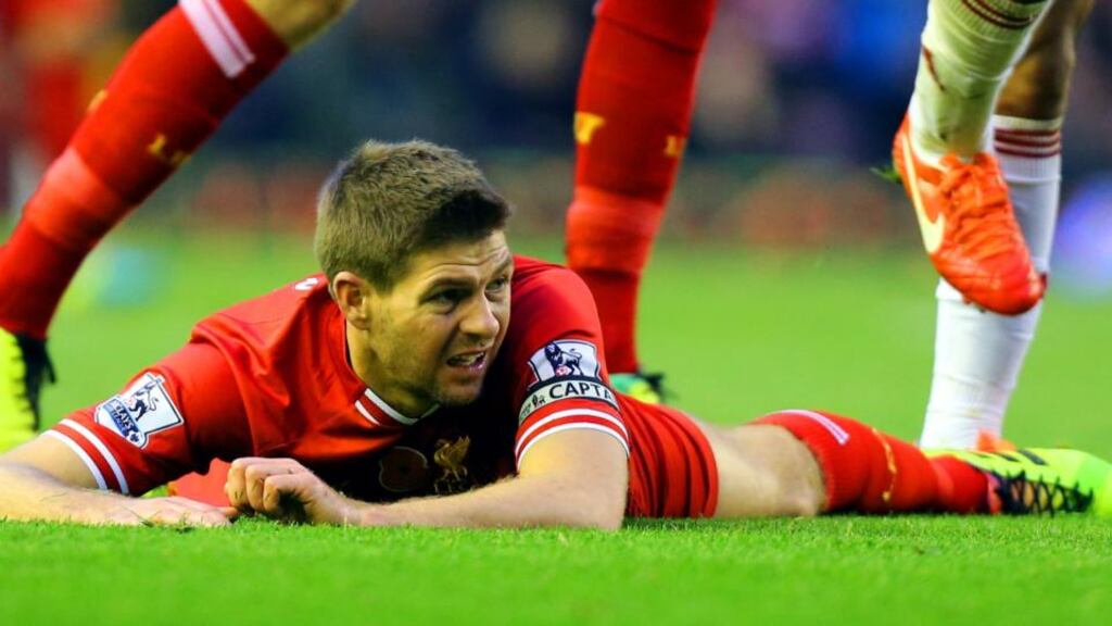 Steven Gerrard has been ruled out of Friday’s match with Chile.