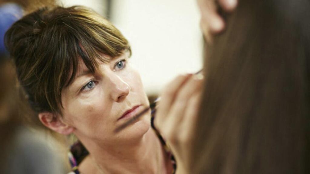 Attracta Courtney from Fermanagh is an international makeup artist who has worked with Zoe Jordan, Orla Kiely, Paul Costelloe and John Rocha but whose reach in the fashion world is much wider