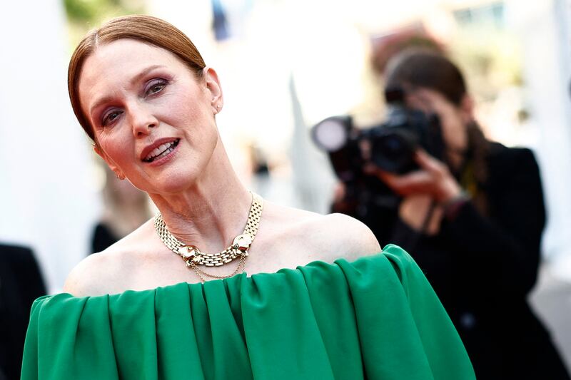 Julianne Moore on the red carpet at Cannes. Photograph: Sameer al-Douny/AFP/Getty Images
