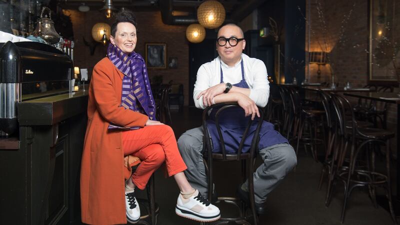 Jeni Glasgow and Reuven Diaz, who run Eastern Seaboard restaurant and Brown Hound Bakery in Drogheda. What sets the tone at Eastern Seaboard is the prominence given to local suppliers. Photograph: Barry Cronin