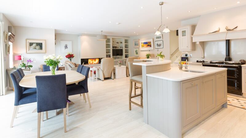 Kitchen/diningroom at 25 Mather Road South, Mount Merrion, Co. Dublin