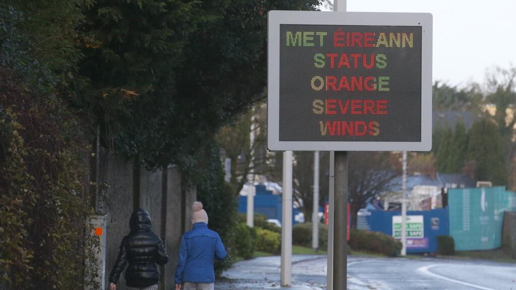‘It would be just too dangerous tonight to stay in the car. It was freezing.’ Photograph: Stephen Collins/Collins