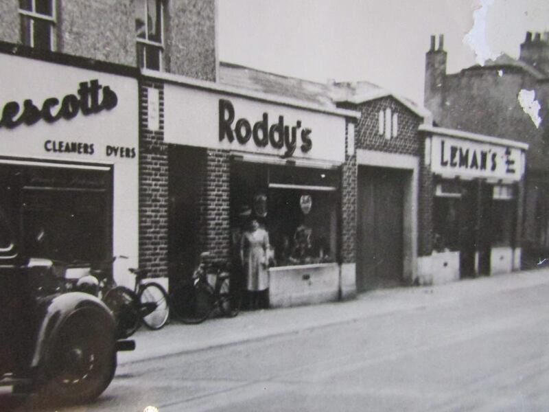Roddy’s shop on Sandymount Green in Dublin. The Roddy family arrived from Co Louth in the 1930s